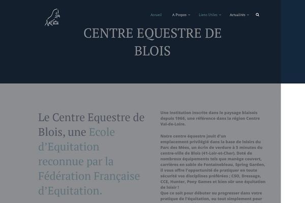 Equestrian-centre theme site design template sample