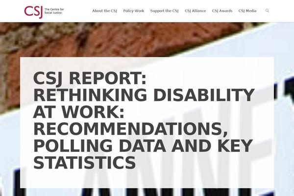 centreforsocialjustice.org.uk site used Csj