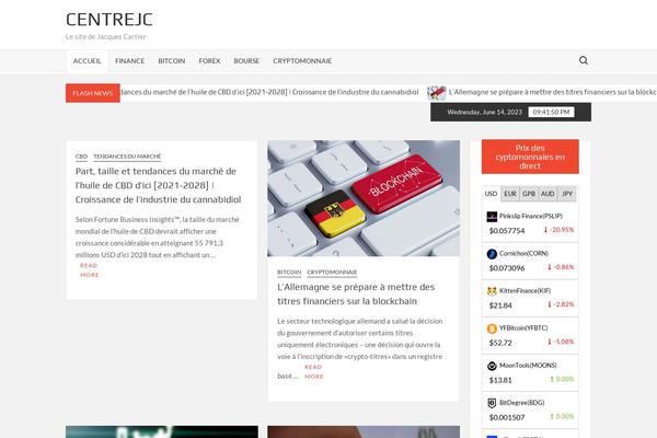 Site using Cryptocurrency-price-ticker-widget plugin