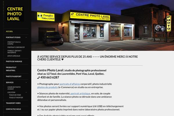 LENS theme site design template sample