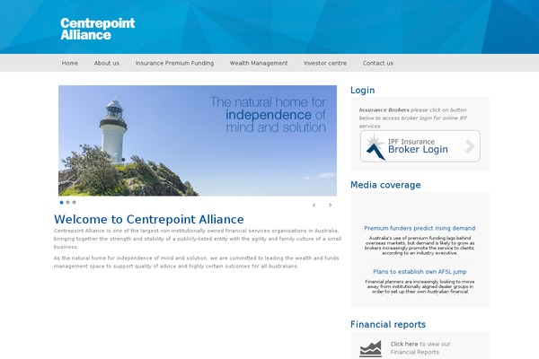 centrepointalliance.com.au site used Cpal