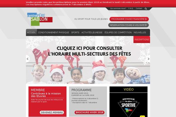 Cps theme site design template sample