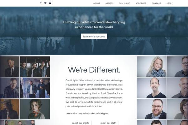 Hayden theme site design template sample