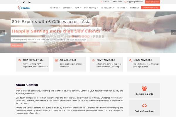 Site using The Social Links plugin