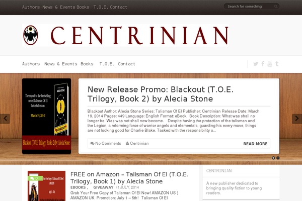Site using MyBookTable Bookstore by Author Media plugin