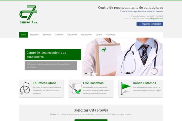 Accelerate theme site design template sample