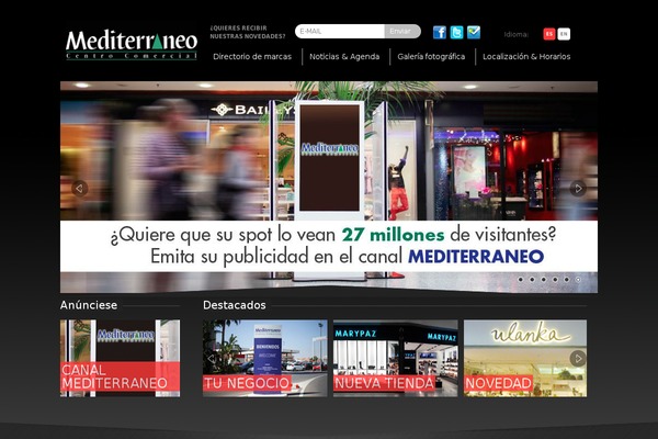 Mall theme site design template sample