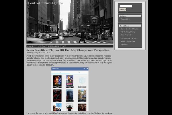 Manhattan theme site design template sample