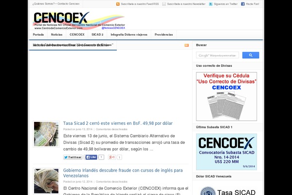 centrodecomercioexterior.com site used Institution