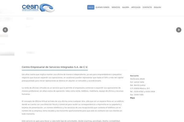 inCreate theme site design template sample