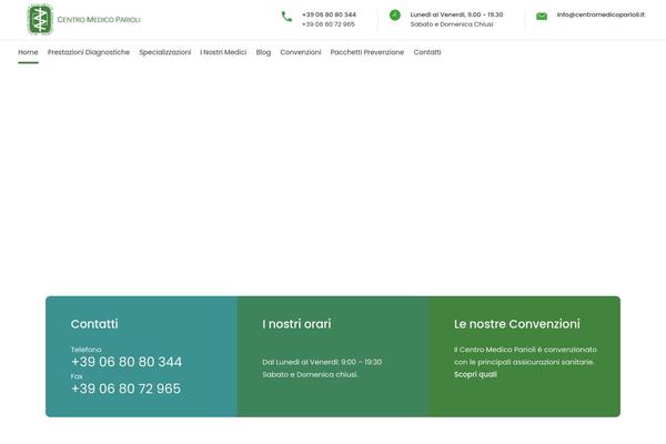 MediClinic theme site design template sample