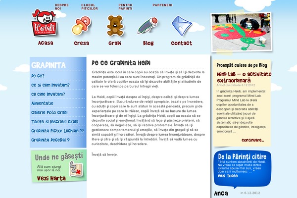 Site using Sticky-social-icons plugin