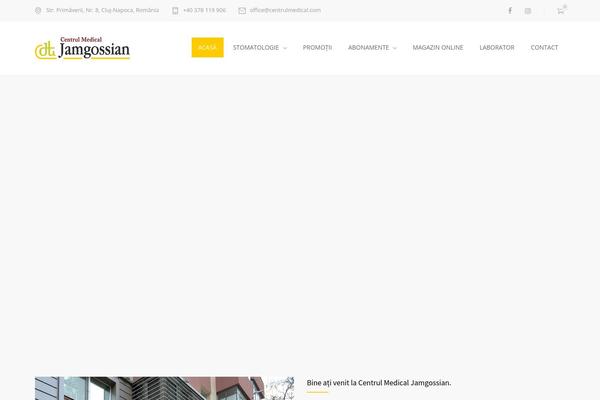 MediCenter theme site design template sample