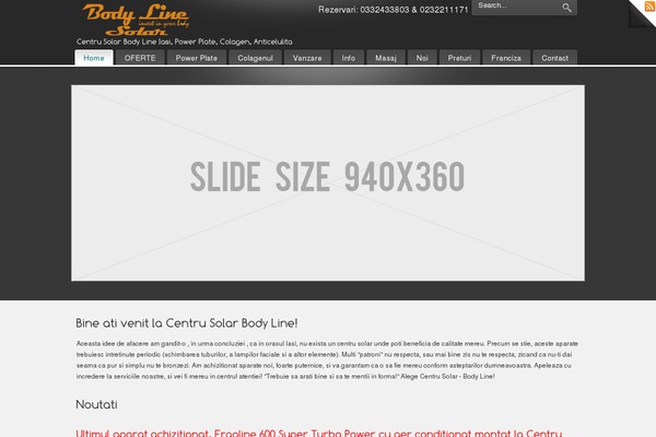Impreza theme site design template sample