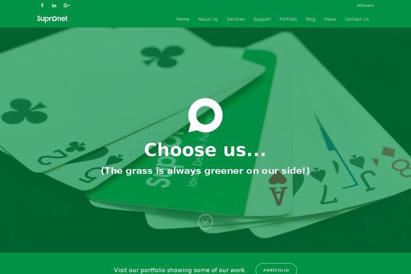 Cardinal theme site design template sample