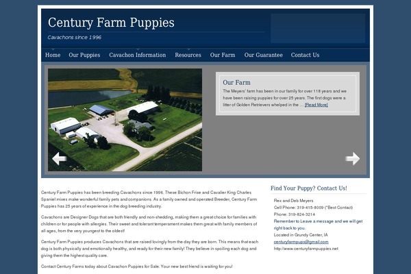 Blueprint theme site design template sample