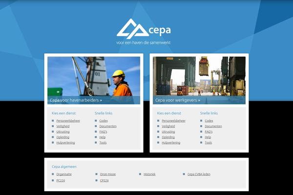 cepa.be site used Cepa