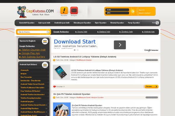 cepkutusu.com site used Wpt-prodown