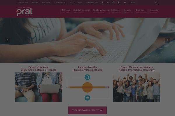 Site using U-course plugin