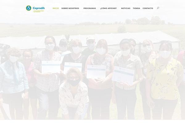 Site using Cool Timeline plugin
