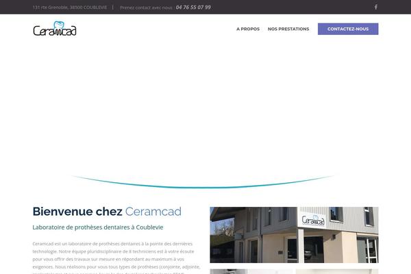 DentalCare theme site design template sample