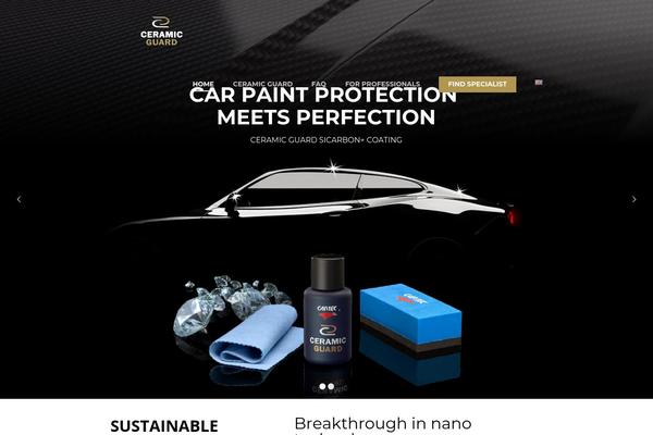 ceramicguard.com site used Salient-v10