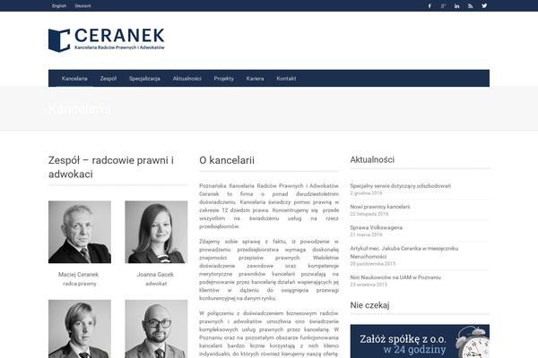 NEUE theme site design template sample