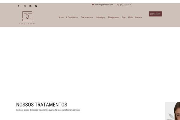 Site using Inusti-themer plugin