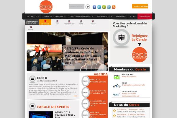 Site using WP Offscreen Navigation plugin