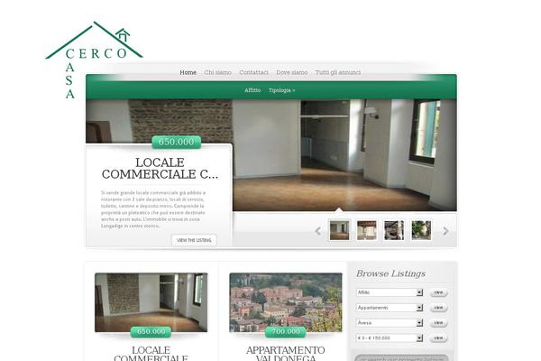 ElegantEstate theme site design template sample