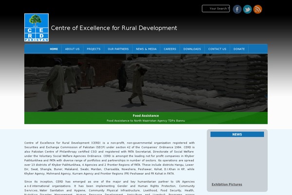 Site using Vertical News Scroller plugin