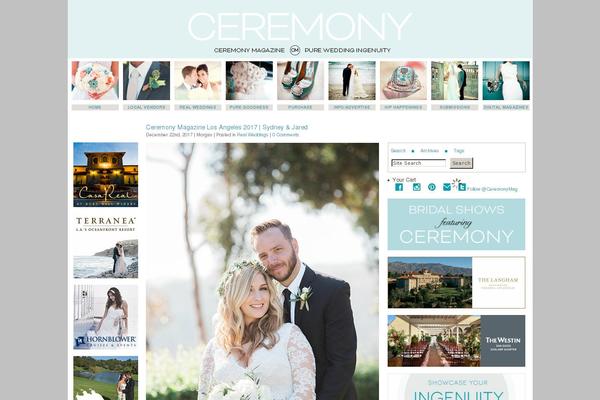 ceremonyblog.com site used Instorm