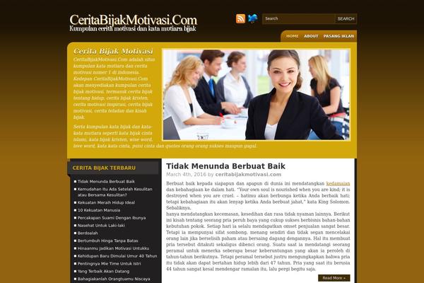 Businessview theme site design template sample
