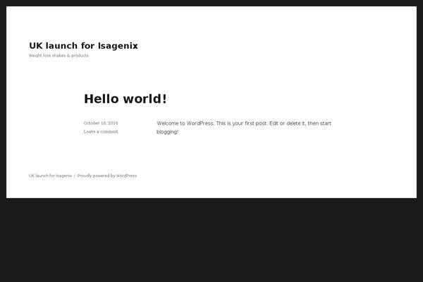 WordPress website example screenshot