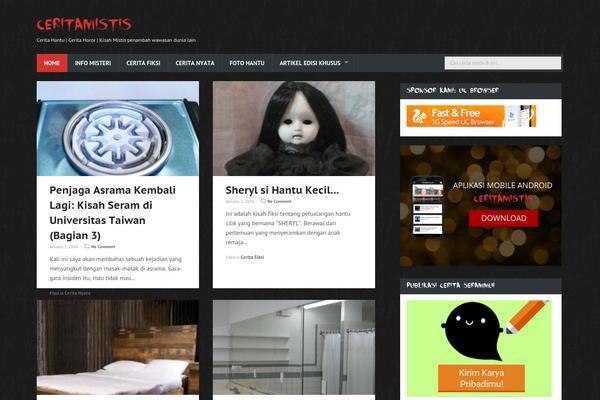 Combomag theme site design template sample
