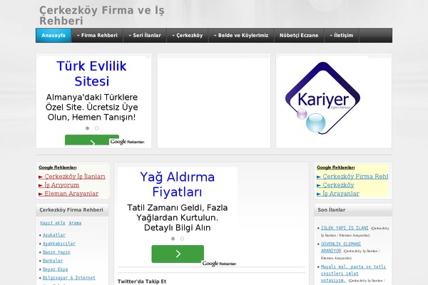 Site using Döviz Bilgileri plugin