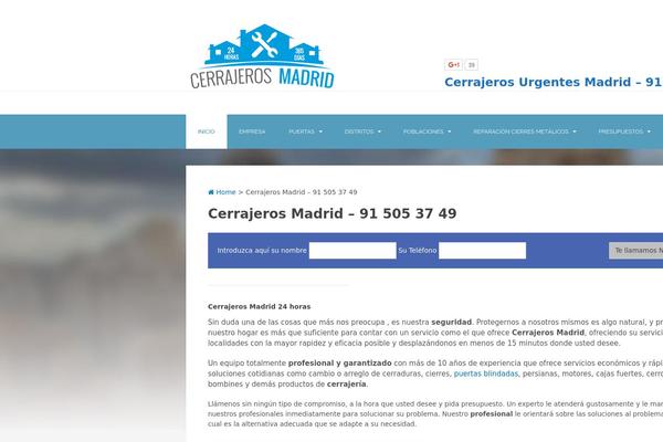 cerrajerosmadrid.com site used Schema