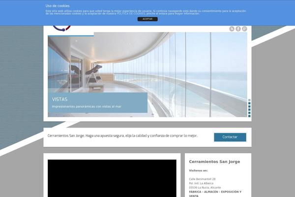 Site using Asesor de Cookies para normativa española plugin