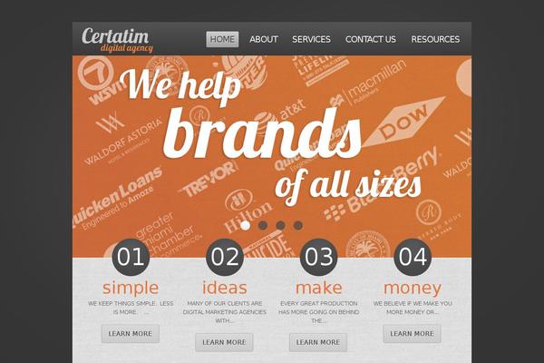 certatim.com site used Theme1315