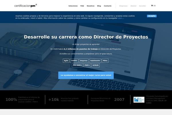 certificacionpm.com site used Cpm