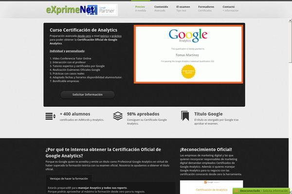 Spark theme site design template sample