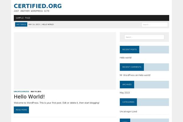 MH Newsdesk theme site design template sample