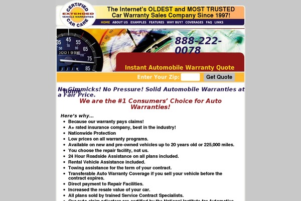 certifiedcarcare.com site used Car-warranty