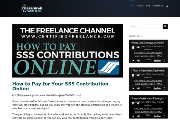 Site using Shortcodeigniter plugin