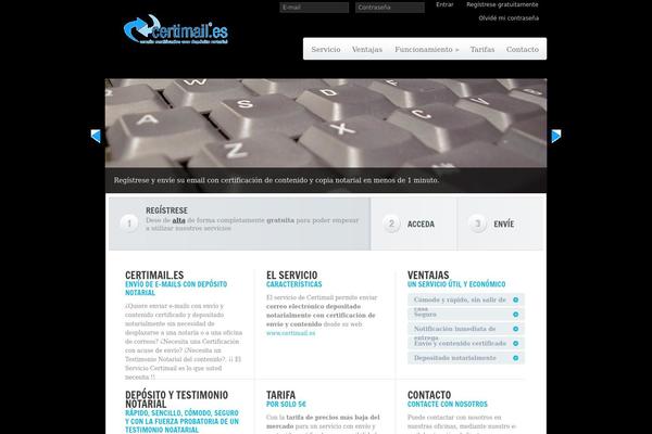 Vision theme site design template sample