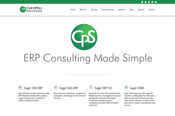 certiprosolutions.com site used Webflow