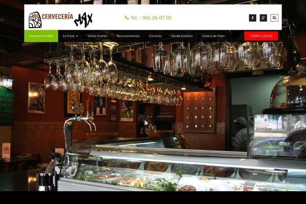 Foodeez Lite theme site design template sample