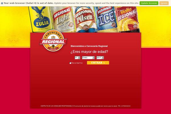 Site using Age Verify plugin