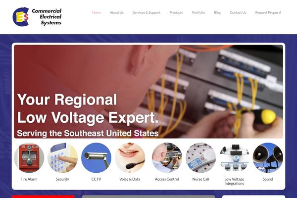 Ces theme site design template sample