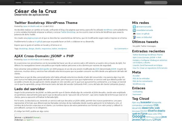Bootstrap theme site design template sample